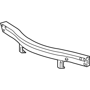 Acura 71530-SZN-A00 Beam, Rear Bumper