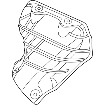 Acura Exhaust Heat Shield - 18120-PRB-A20
