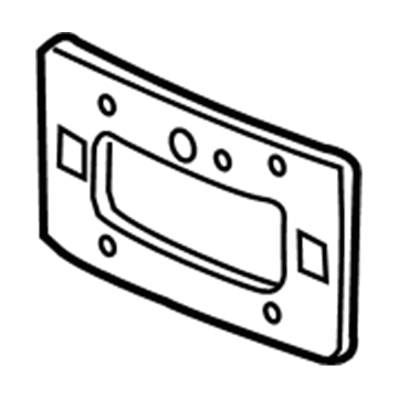 Acura 71145-TX6-A00 Front License Base