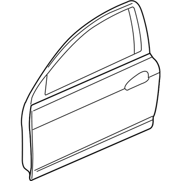 Acura 67050-S6M-A90ZZ Panel, Left Front Door (Dot)