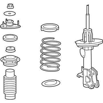 Acura 51602-STX-365 Left Front Damper Assembly