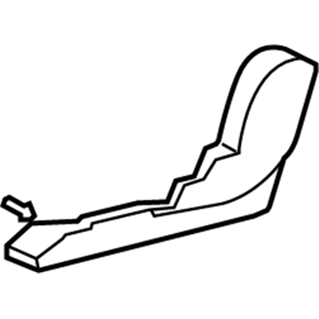 Acura 81768-STX-A01ZC Cover, Driver Side Middle Seat Reclining (Light Cream Ivory)