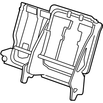 Acura 81726-STX-A01 Frame, Driver Side Middle Seat-Back