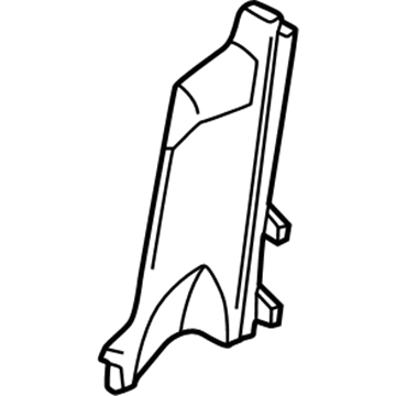 Acura 83730-SL0-A00ZF Lining, Right Rear Side Bulkhead (Targa Silver)