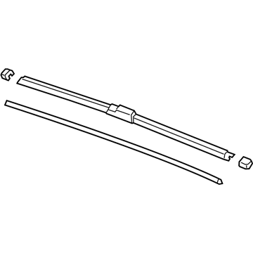 Acura 76620-TJB-A01 Windshield Wiper Blade (Driver Side-Dr,650)