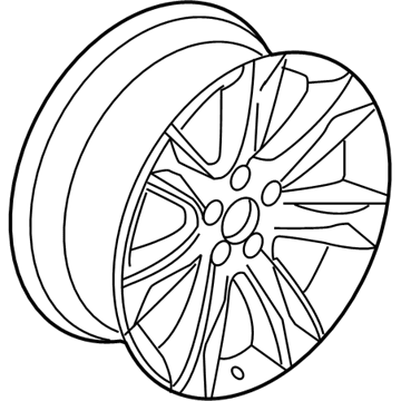 Acura 42700-STX-A52 19X8 Aluminum Wheel