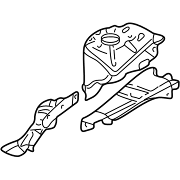 Acura 60750-S6M-A00ZZ Housing, Left Front Shock Absorber