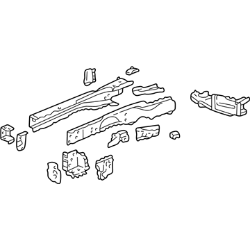 Acura 60910-S6M-H00ZZ Frame, Left Front Side