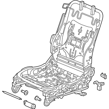 Acura 81526-T3R-A71 Frame Left, Front Seat