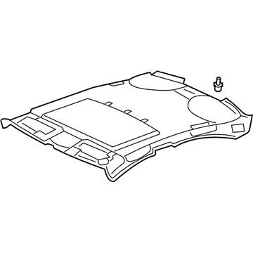 Acura 83200-SJA-A03ZB Lining, Roof (Gray)