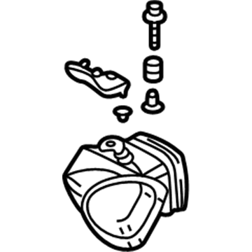 Acura 17252-PRC-000 Air In. Tube Assembly B