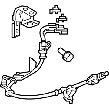 2014 Acura RLX ABS Wheel Speed Sensor - 47510-TY3-A01