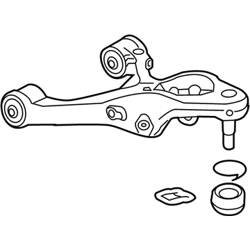 Acura 52510-TY3-A01 Right Rear Arm (Upper)