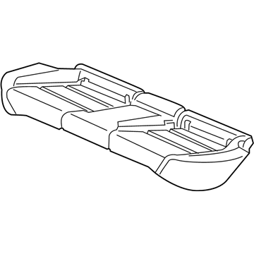 Acura 82132-TZ7-A11 Pad, Rear Seat Cushion Molding