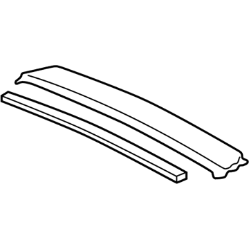 Acura 04625-SL0-T00ZZ Rail Set, Rear Roof