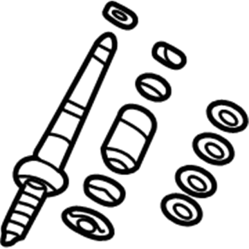 Acura 91542-ST8-J01 Holder, Rear Door Molding End 91542-ST8-J01 Acura Holder, Rear Door Molding End Illustration 1 of 1