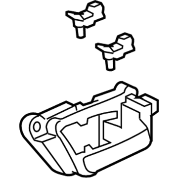 2010 Acura MDX Door Handle - 72160-STX-A02ZB