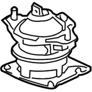Acura 50830-TK5-A51 Front Engine Mounting Rubber Assembly (Ecm)
