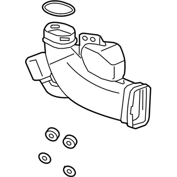 Acura 17253-RX0-X00 Tube Assembly B, Air In.