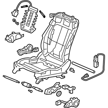 Acura 81526-TL2-A02 Frame, Left Front