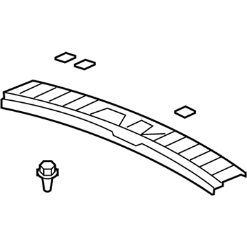 Acura 84640-STX-A02ZB Lining As (Medium Gray)