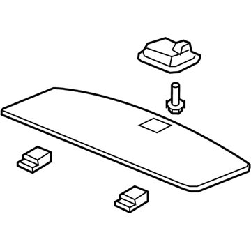 Acura 84521-STX-A00ZB Lid, Rear Cargo Floor (Medium Gray)