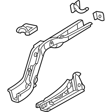 Acura 65660-S0K-A00ZZ Frame, Left Rear