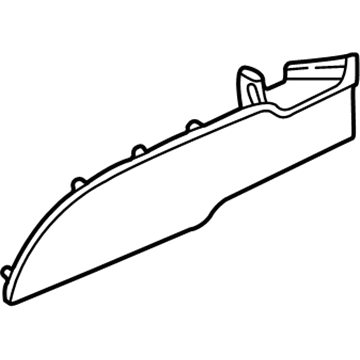 Acura 83408-S3V-A01ZB Garnish Assembly (Saddle) (Passenger Side)