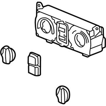 Acura 79660-S3V-A72 Control Assembly, Rear Heater