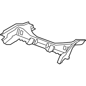 Acura 65530-TK5-A00ZZ Crossmember, Rear Bulkhead (Lower)