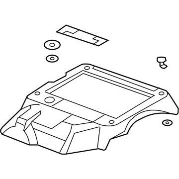 Acura 19711-RWC-A00 Inter Cooler Intercooler Cover