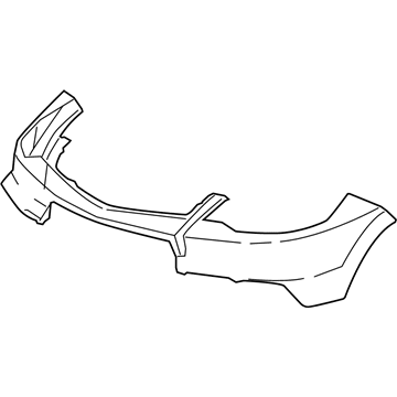 Acura 04711-STK-A91ZZ Front Bumper Face (Upper) (Dot)