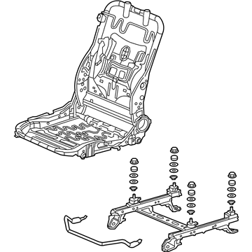 Acura 81126-TX6-A02 Frame, Right Front Seat