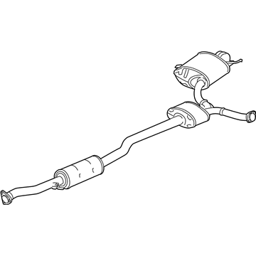 Acura RLX Muffler - 18307-TY3-A01