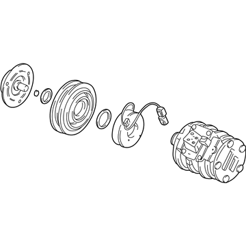 1991 Acura NSX A/C Compressor - 38810-PR7-A01