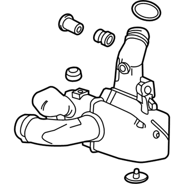 Acura 17230-R4H-A00 Resonator Chamber Assembly