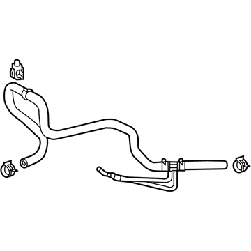 2014 Acura RDX Brake Booster Vacuum Hose - 46402-TX4-A01