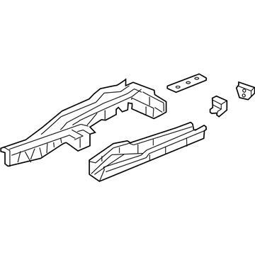 Acura 65610-TZ5-A00ZZ Frame, Right Rear