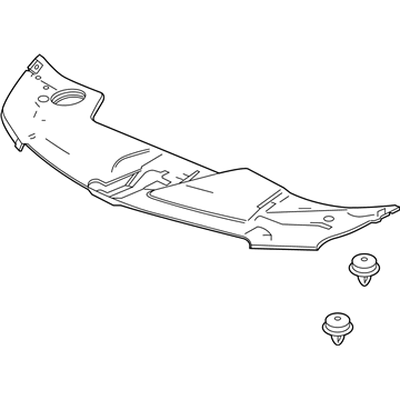 Acura 74117-TZ5-A02 Front Bulkhead Cover