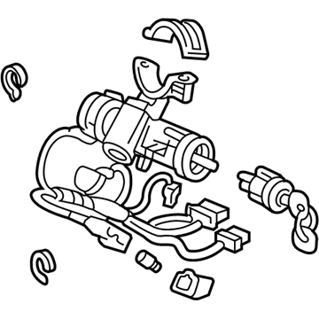 Acura 35100-ST7-A31 Lock Assembly, Steering