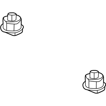 Acura 50370-TZ5-A01 Rear Rubber