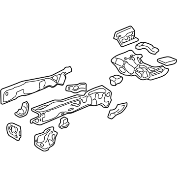 Acura 94591-28000 Clip (2X80) 94591-28000 Acura Clip (2X80) Illustration 1 of 1