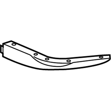 Acura 74113-TK4-A00 Right Front Bumper Strake