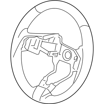 2014 Acura MDX Steering Wheel - 78501-TZ5-A62ZB