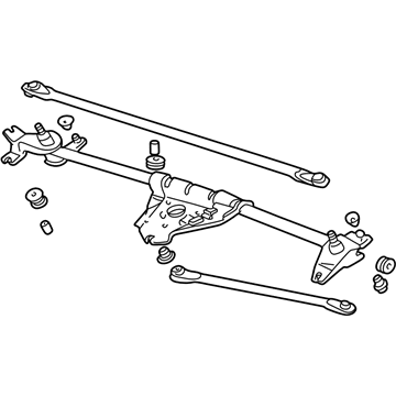 2002 Acura MDX Wiper Pivot Assembly - 76530-S3V-A03