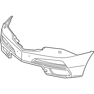 Acura 04711-STX-A92ZZ Front Bumper Face (Dot)