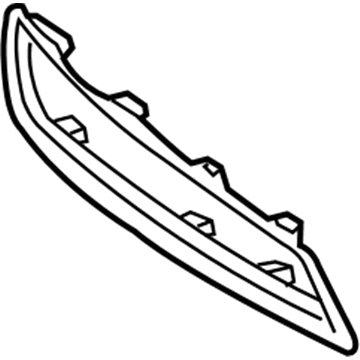 Acura 71109-STX-A00 Bumper Garnish