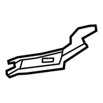 Acura 72686-STK-A01 Bracket, Left Rear Door Handle (Outer)