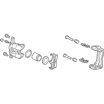 2018 Acura RDX Brake Caliper - 45019-TX4-A10