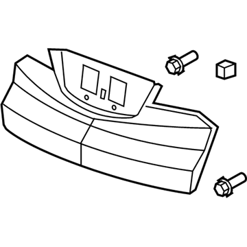 Acura 74890-STK-A01ZC Garnish Assembly, Tailgate (Lower) (White Diamond Pearl)